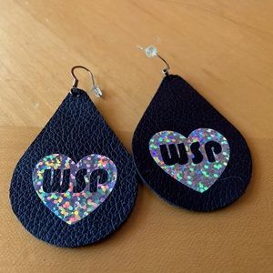 Leather Widespread Panic earrings